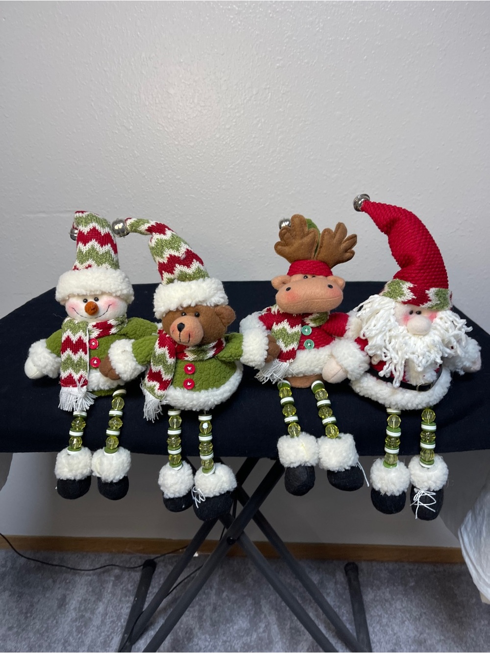 ELF Red and Green Plush Holiday Shelf Sitters - Set of 4
